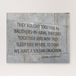 Puzzle Hermanos en memoria de armas Segunda Guerra Mundia