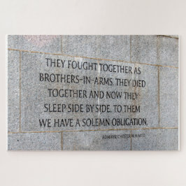 Puzzle Hermanos en memoria de armas Segunda Guerra Mundia