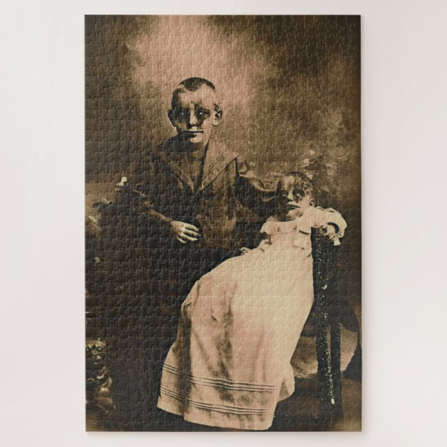 Puzzle Hermanos Zombie (Vertical)