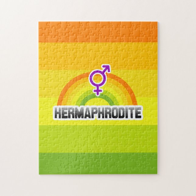 PUZZLE HERMAPHRODITE RAINBOW (Vertical)