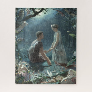 Puzzle Hermia Lysander y hadas sueño nocturno de verano m