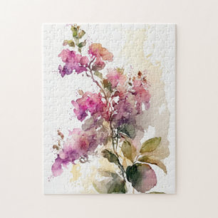 Puzzle Hermosa acuarela de Bougainvillea