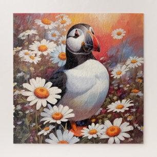 Puzzle Hermosa Aleta En El Campo Del Daisy