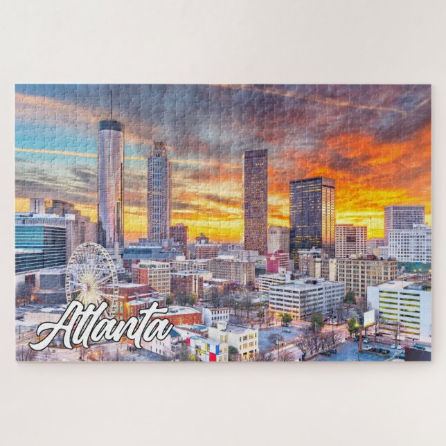 Puzzle Hermosa Atlanta, Georgia, Estados Unidos (Horizontal)