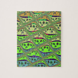 Puzzle Hermosa Belleza Floral en Jardín Ecléctico