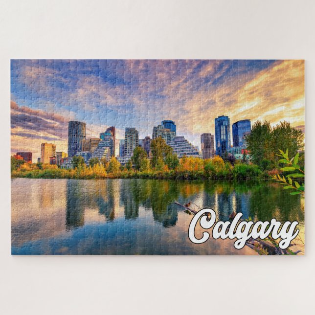 Puzzle Hermosa Calgary, Alberta, Canadá (Horizontal)