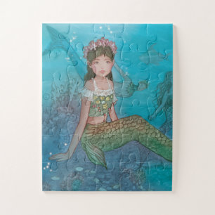Puzzle Hermosa Chica de Sirenas