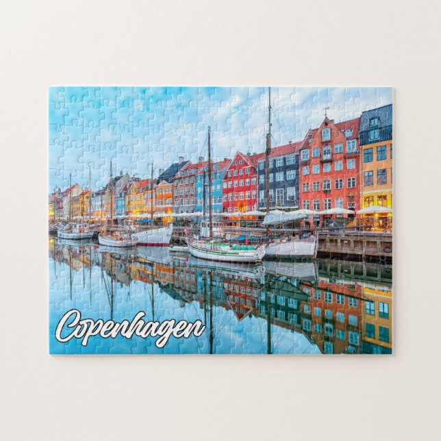 Puzzle Hermosa Ciudad De Copenhague, Dinamarca (Horizontal)