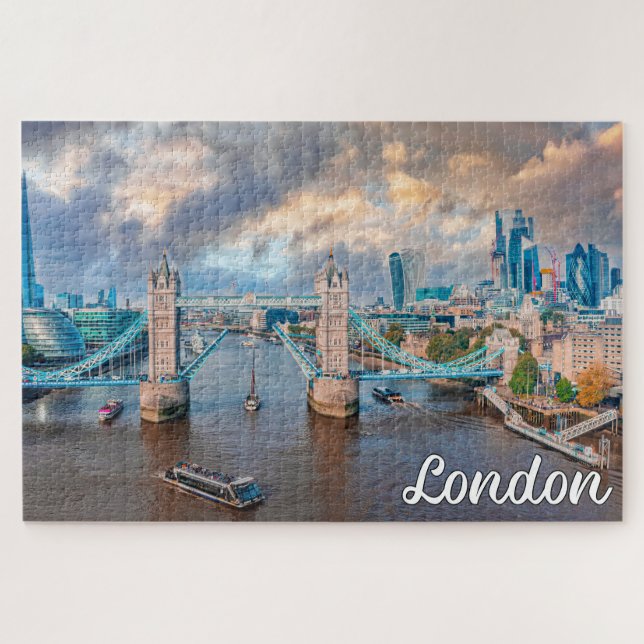 Puzzle Hermosa Ciudad De Londres, Inglaterra (Horizontal)