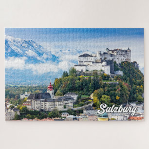 Puzzle Hermosa Ciudad De Salzburgo, Austria