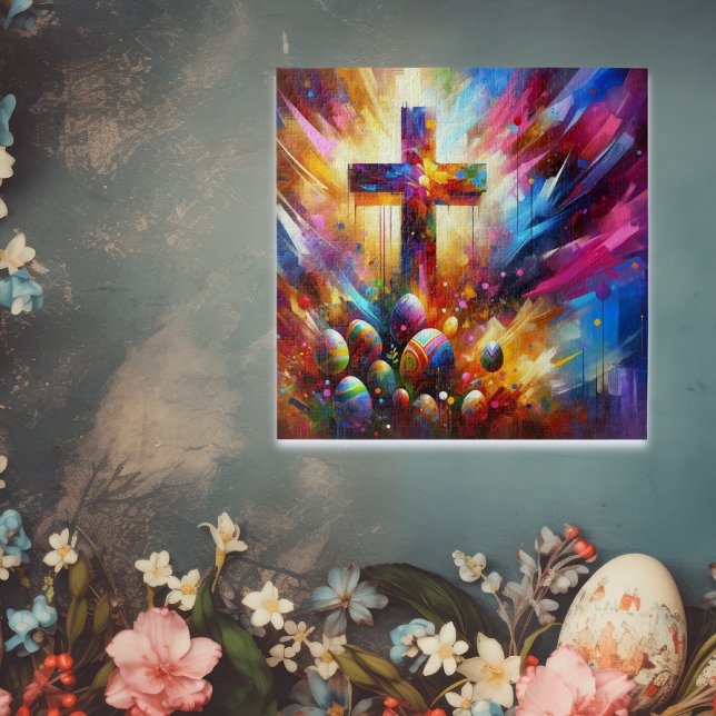 Puzzle Hermosa cruz para celebraciones de Pascua | (Subido por el creador)