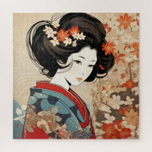 Puzzle Hermosa cultura japonesa geisha