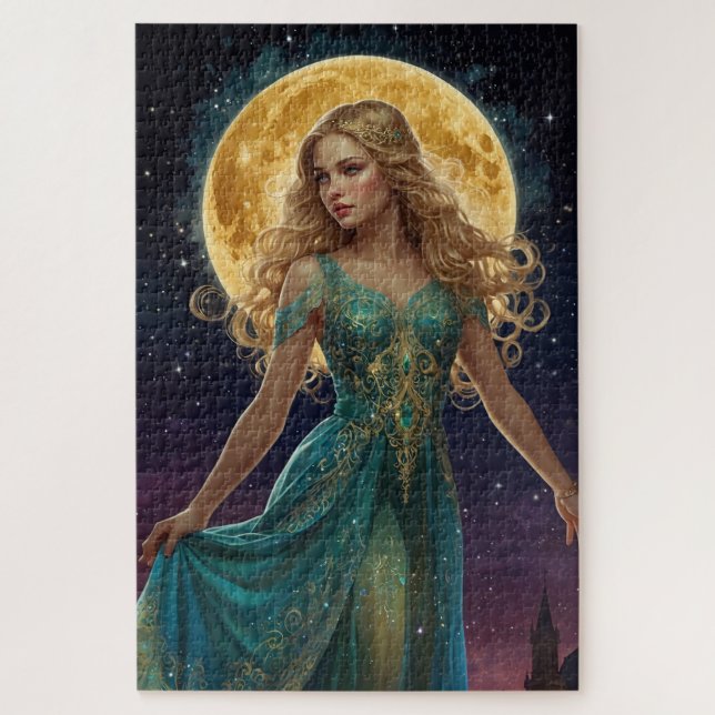 Puzzle Hermosa Diosa Cósmica (Vertical)