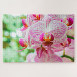 Puzzle Hermosa flor de fucsia colorida