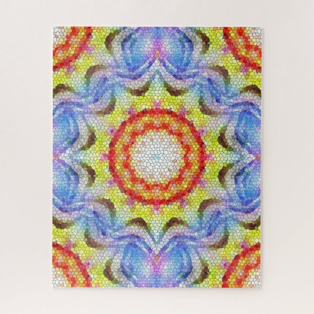 Puzzle Hermosa flor de sol mosaico brillante (Vertical)