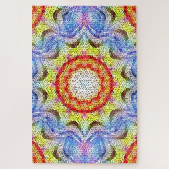 Puzzle Hermosa flor de sol mosaico brillante (Vertical)