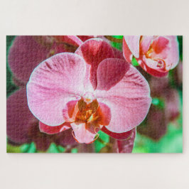 Puzzle Hermosa flor rosa