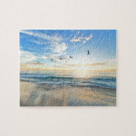 Puzzle Hermosa foto de viaje de playa Sunrise