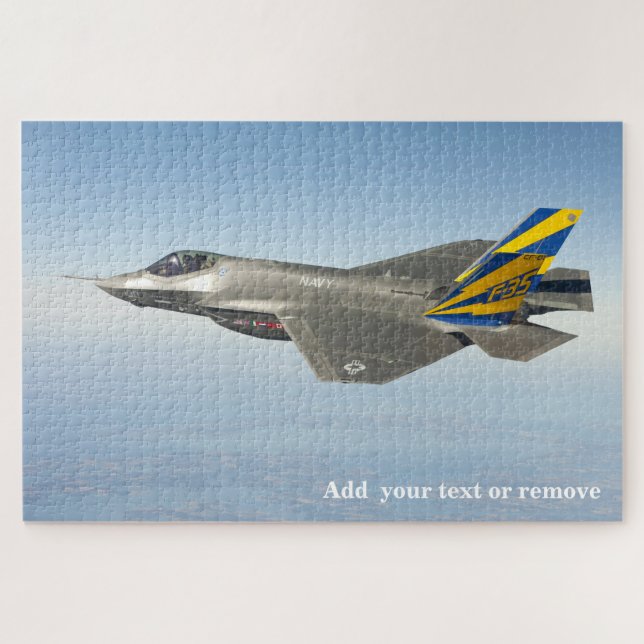 Puzzle Hermosa foto del avión de combate F-35 Lightning I (Horizontal)