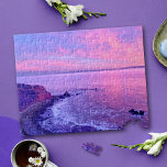 Puzzle Hermosa foto impresionante de color morado rosado<br><div class="desc">Encuentra tu lugar alegre y tranquilo cada vez que usas este hermoso e impresionante rompecabezas de moda, fotografía de un magnífico Palos Verdes rosa y morado iluminado suavemente, California, atardecer oceánico. ¡Hace un gran regalo! Viene en una caja especial de regalo. Puedes personalizar fácilmente este rompecabezas. Por favor, envíame cualquier...</div>