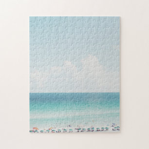 Puzzle Hermosa fotografía de playa Guay Blue Ocean Skies