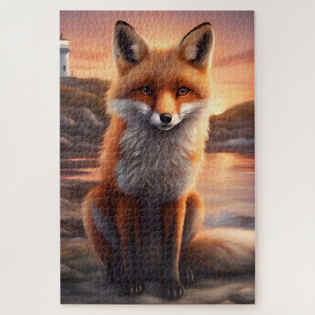 Puzzle Hermosa Fox (Vertical)