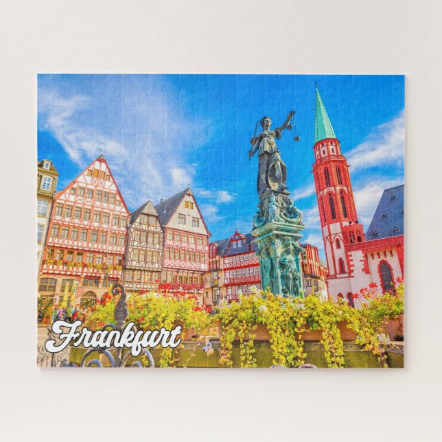 Puzzle Hermosa Fráncfort, Alemania (Horizontal)