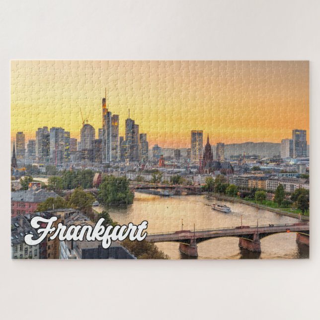Puzzle Hermosa Frankfurt, Alemania (Horizontal)