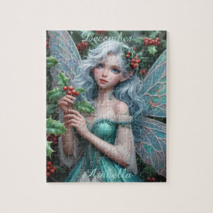 Puzzle Hermosa hada de diciembre en Holly