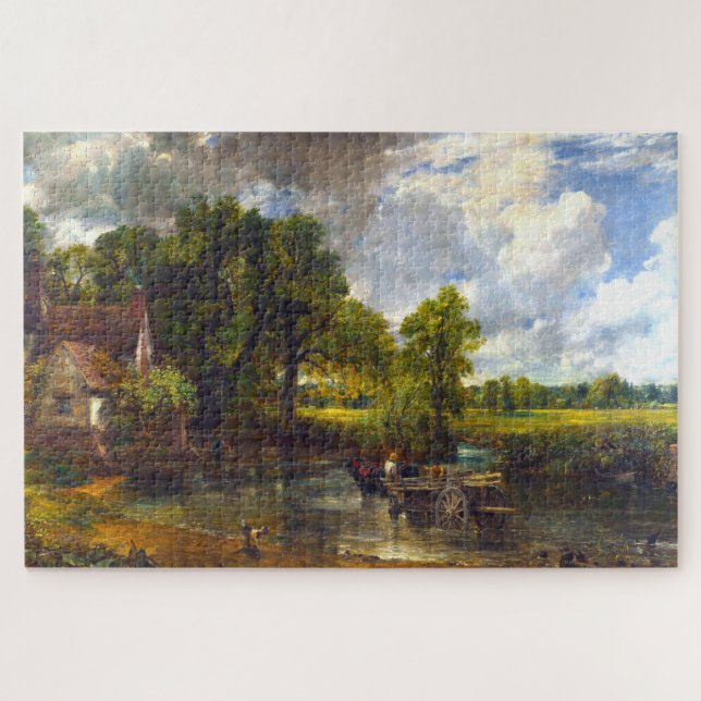 Puzzle Hermosa John Constable, "El Hay Wain", 1821, (Horizontal)