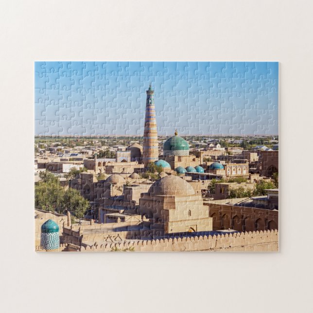 Puzzle hermosa Khiva - Uzbekistán, Asia (Horizontal)