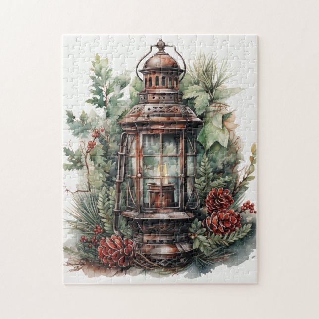 Puzzle Hermosa Lantern Navidades (Vertical)