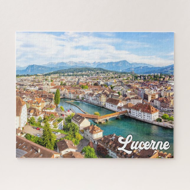 Puzzle Hermosa Lucerna, Suiza (Horizontal)