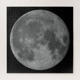 Puzzle Hermosa luna en el espacio