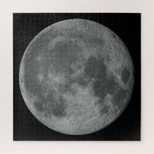 Puzzle Hermosa luna en el espacio
