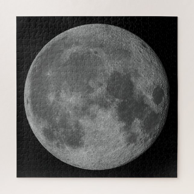 Puzzle Hermosa luna en el espacio (Vertical)