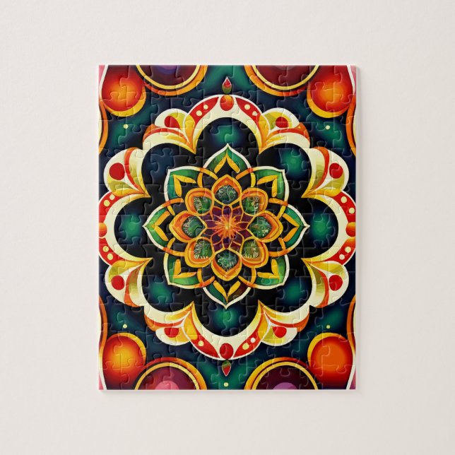 Puzzle Hermosa Mandala Vintage (Vertical)