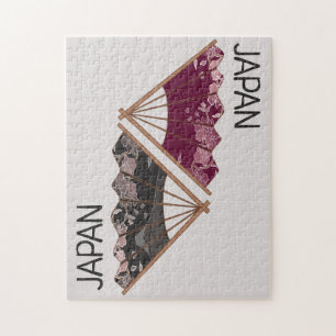 Puzzle Hermosa mano de fanáticos de Sakura Ilustró a Japó