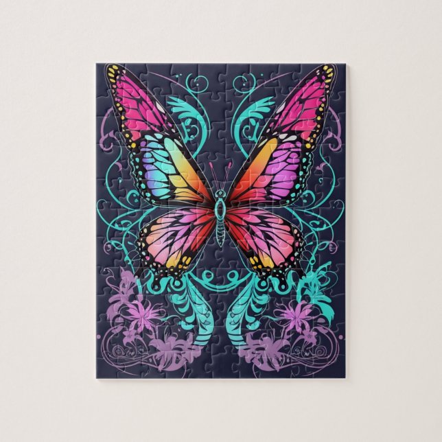 Puzzle Hermosa mariposa (Vertical)