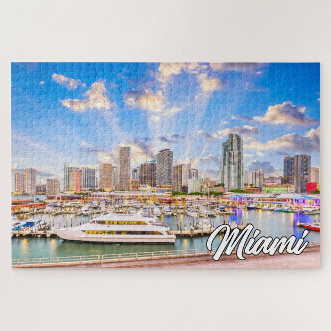 Puzzle Hermosa Miami, Florida, Estados Unidos (Horizontal)