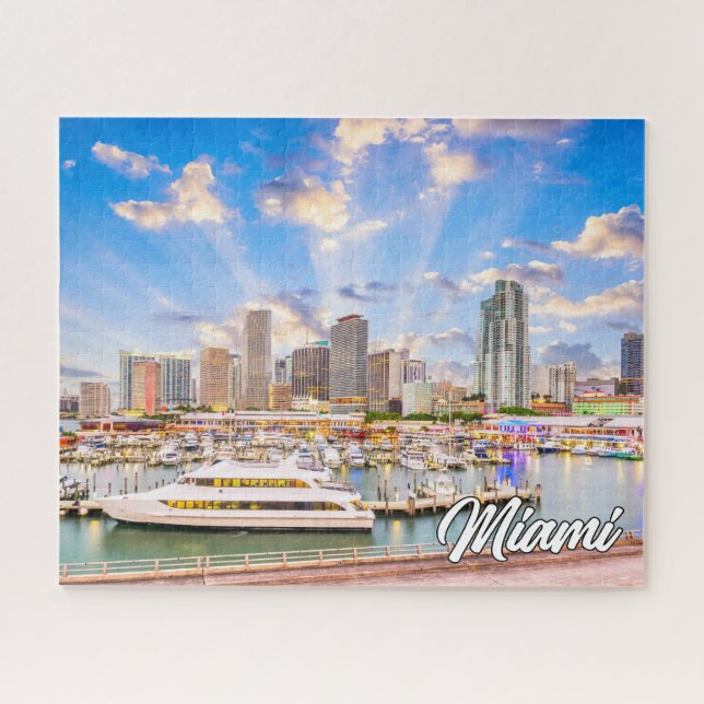 Puzzle Hermosa Miami, Florida, Estados Unidos (Horizontal)