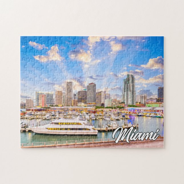 Puzzle Hermosa Miami, Florida, Estados Unidos (Horizontal)