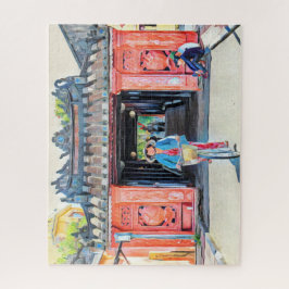 Puzzle Hermosa obra de arte sobre puentes japoneses en Vi