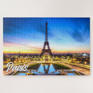 Puzzle Hermosa París, Francia   Torre Eiffel