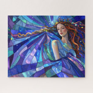 Puzzle Hermosa Princesa Estelar Mítica Arte de Fantasía y