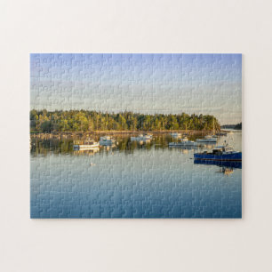 Puzzle Hermosa puesta de sol de la costa de Maine