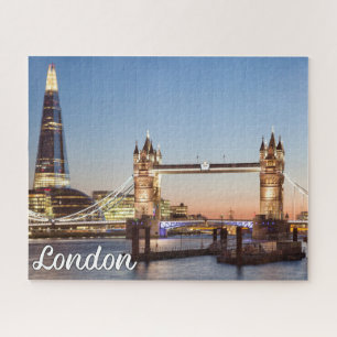 Puzzle Hermosa puesta de sol sobre Londres, Inglaterra