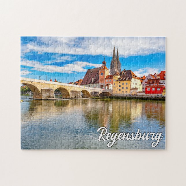 Puzzle Hermosa Regensburg, Alemania (Horizontal)