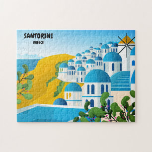 Puzzle Hermosa Santorini Grecia Viaje