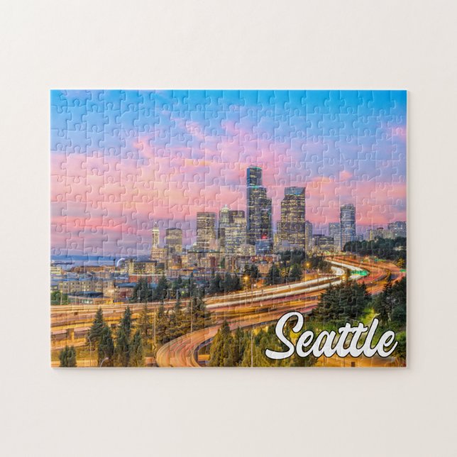 Puzzle Hermosa Seattle, Washington (Horizontal)
